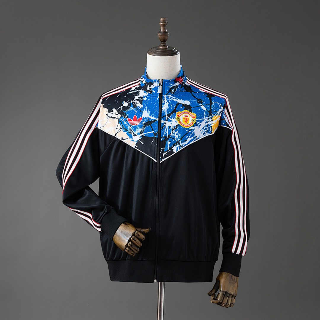 M-U x Stone Roses Track Top 'Black Multi S-XXL 2