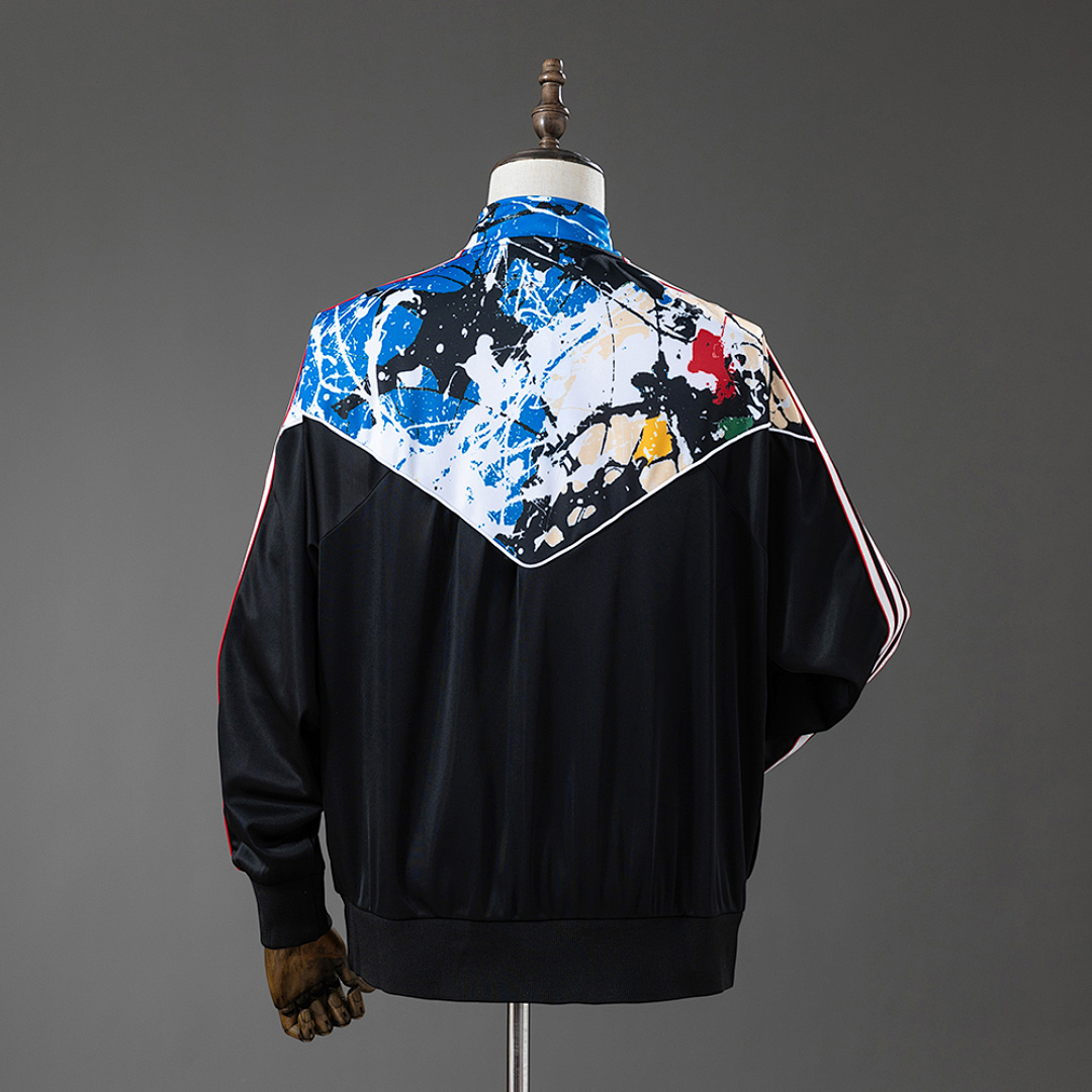 M-U x Stone Roses Track Top 'Black Multi S-XXL 3