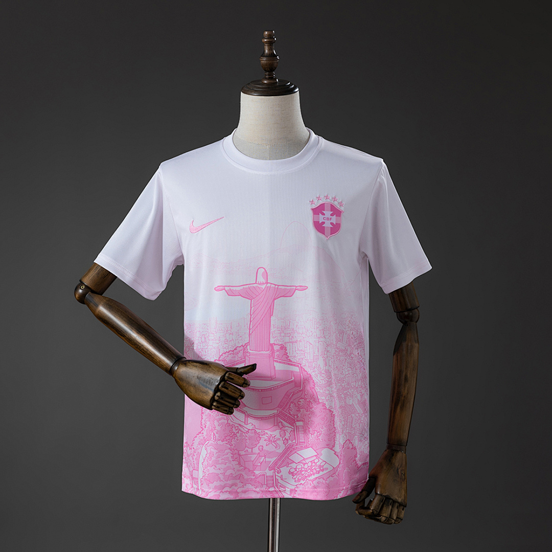 Brazil 2026 Jesus Rose Jersey S-XXL 2