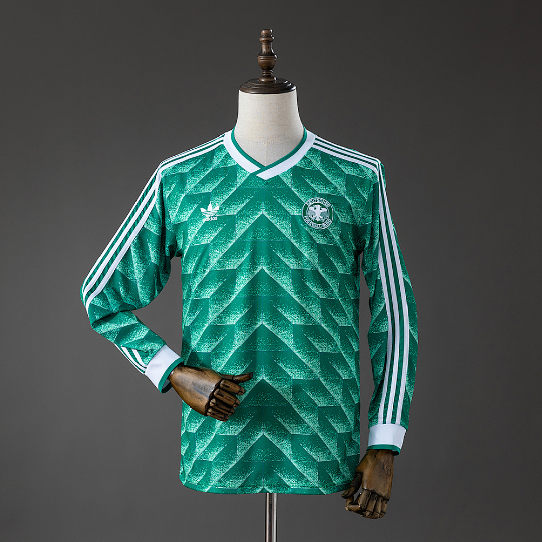 Germany 90/91 Away Retro Long Sleeve Jersey S-XXL 2