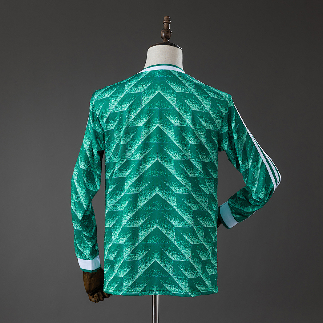 Germany 90/91 Away Retro Long Sleeve Jersey S-XXL 3