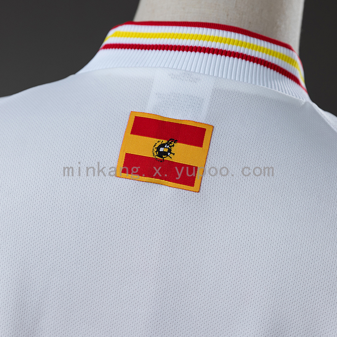 Spain 1996 Away Retro Long Sleeve Jersey S-XXL 4