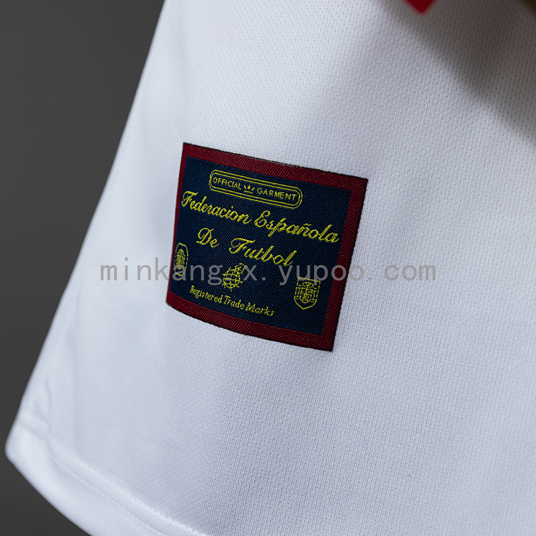 Spain 1996 Away Retro Long Sleeve Jersey S-XXL 6