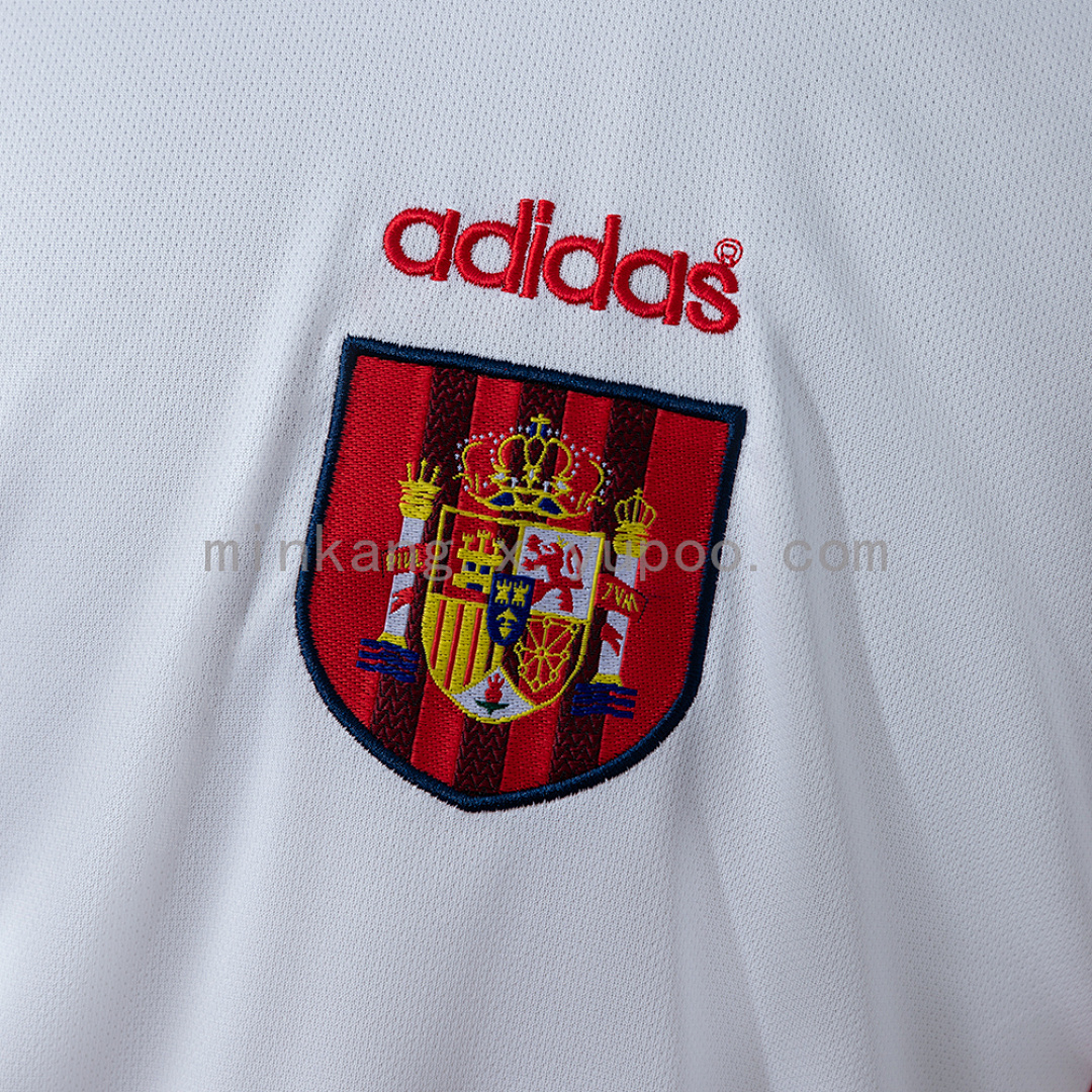 Spain 1996 Away Retro Long Sleeve Jersey S-XXL 8