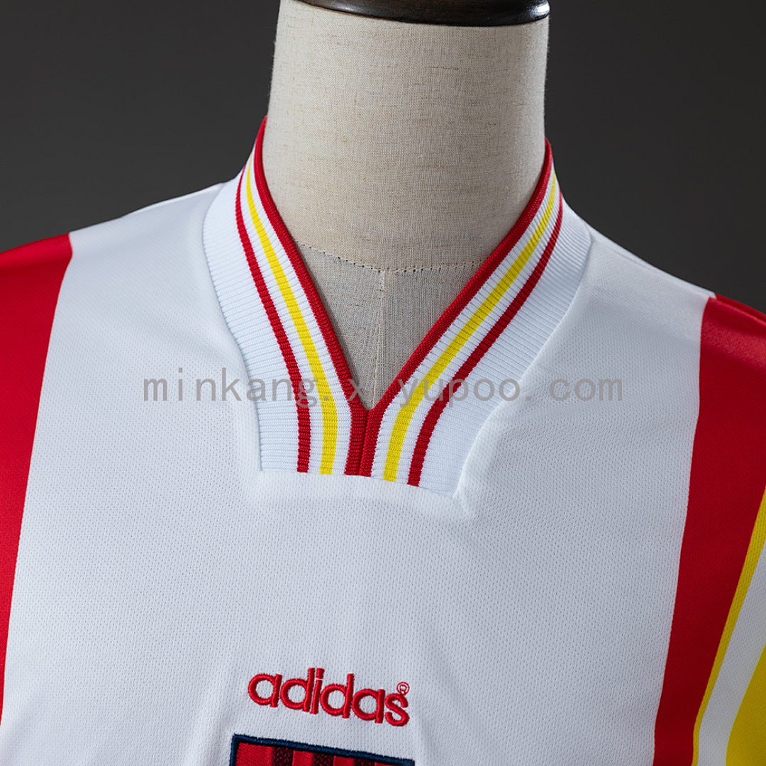 Spain 1996 Away Retro Long Sleeve Jersey S-XXL 9