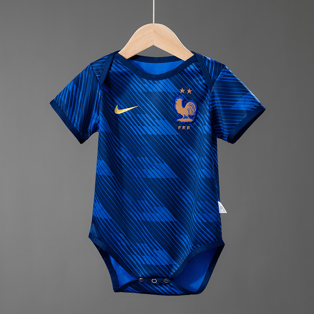 France 26/27 Baby Home Jersey Size 9/12 2
