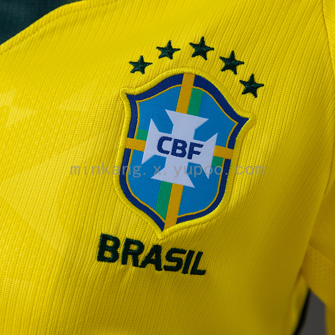 Brazil 2026 Home Women's crop top style Jersey S-XXL 7