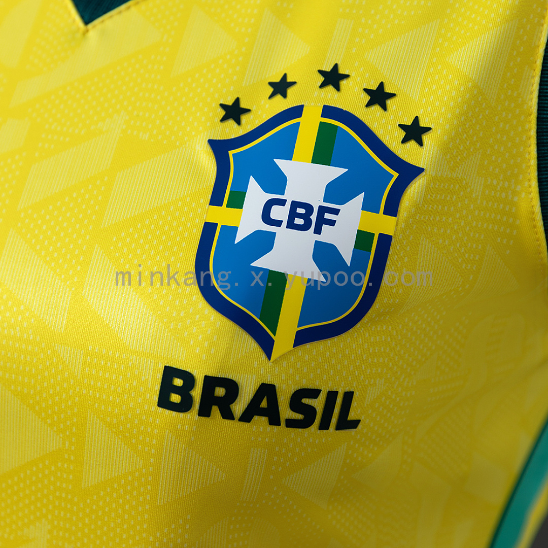 Brazil 2026 Women's Crop Tank Top Home Jersey S-XXL 5