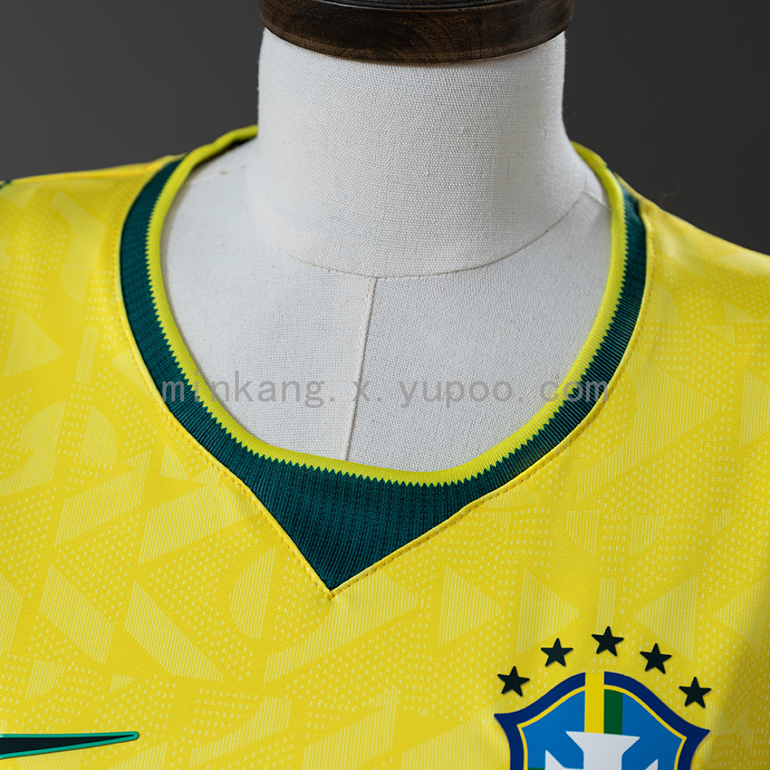 Brazil 2026 Women's Crop Tank Top Home Jersey S-XXL 6