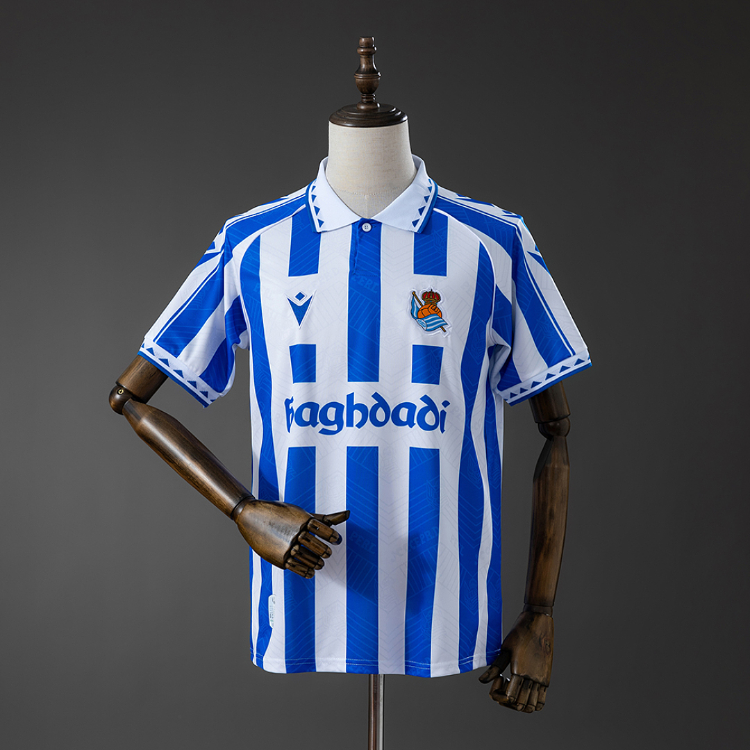 Real Sociedad 25/26 Retro Style Jersey Sizes S-4XL 2