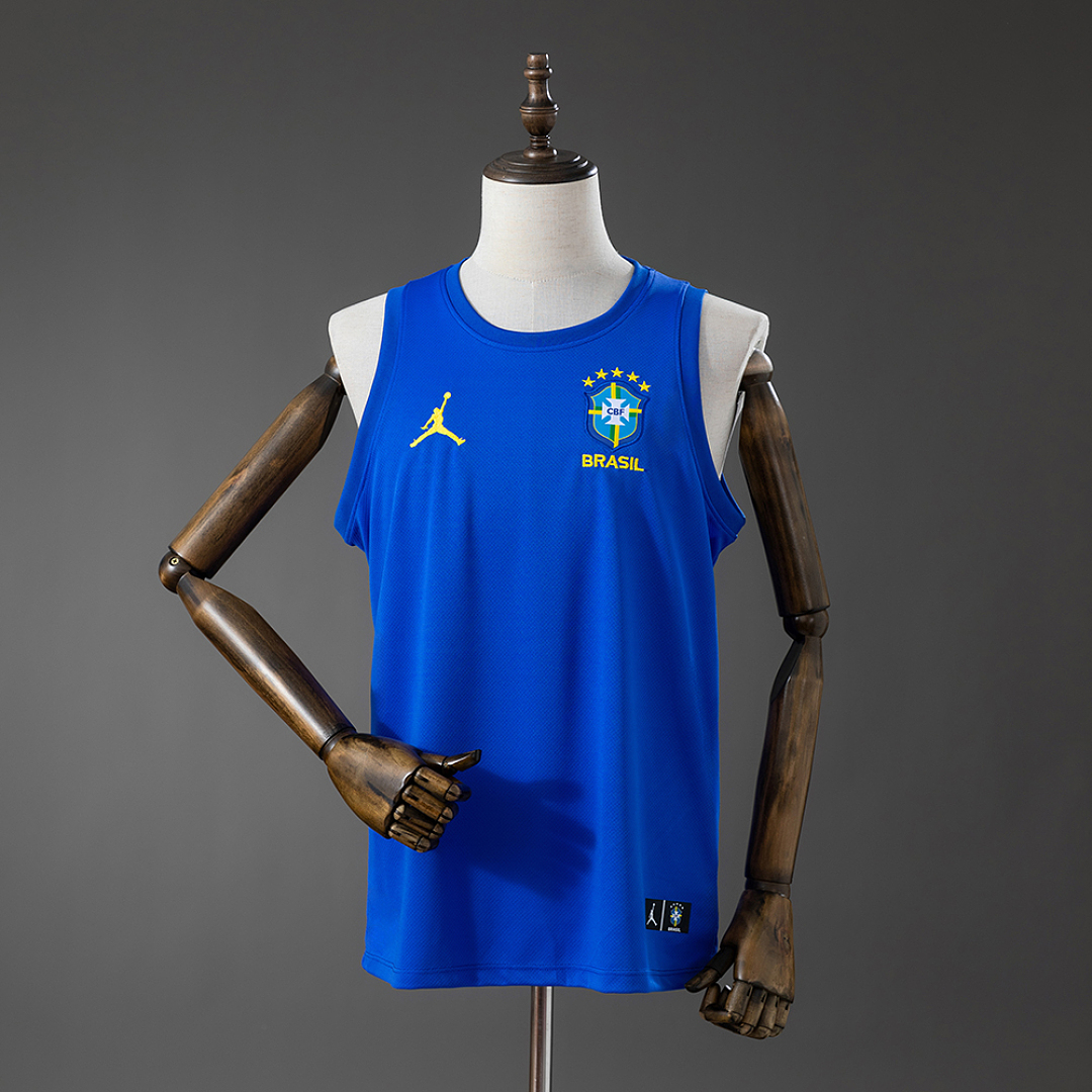 Brazil 2026 Training Vest Blue S-4XL 2