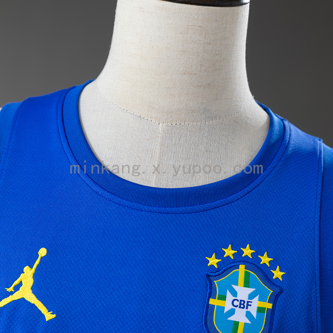 Brazil 2026 Training Vest Blue S-4XL 7