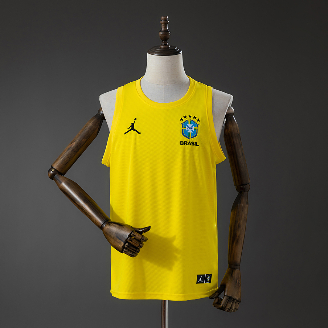 Brazil 2026 Training Vest Yellow S-4XL 2