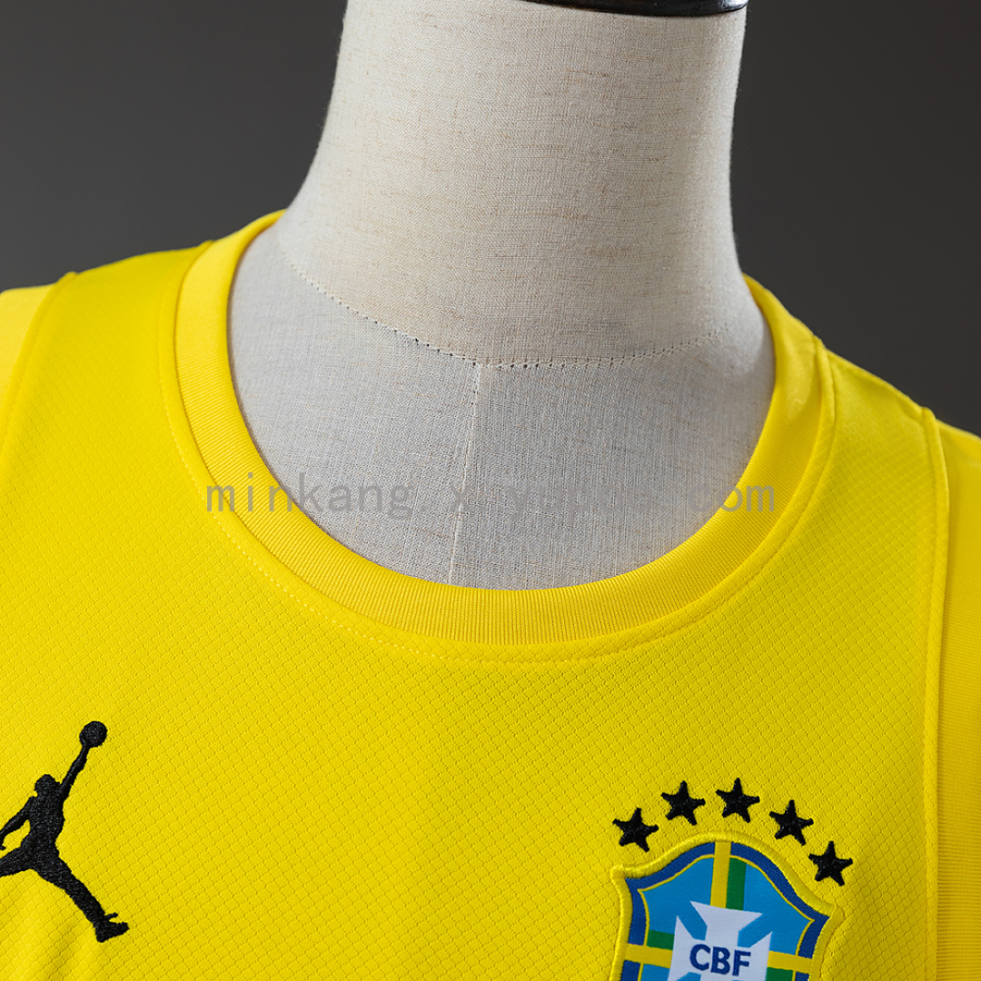 Brazil 2026 Training Vest Yellow S-4XL 7