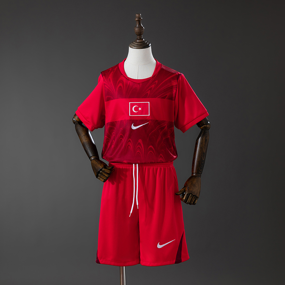 Turkey 2026 Away Kids Kit Jersey Size 16-28 2