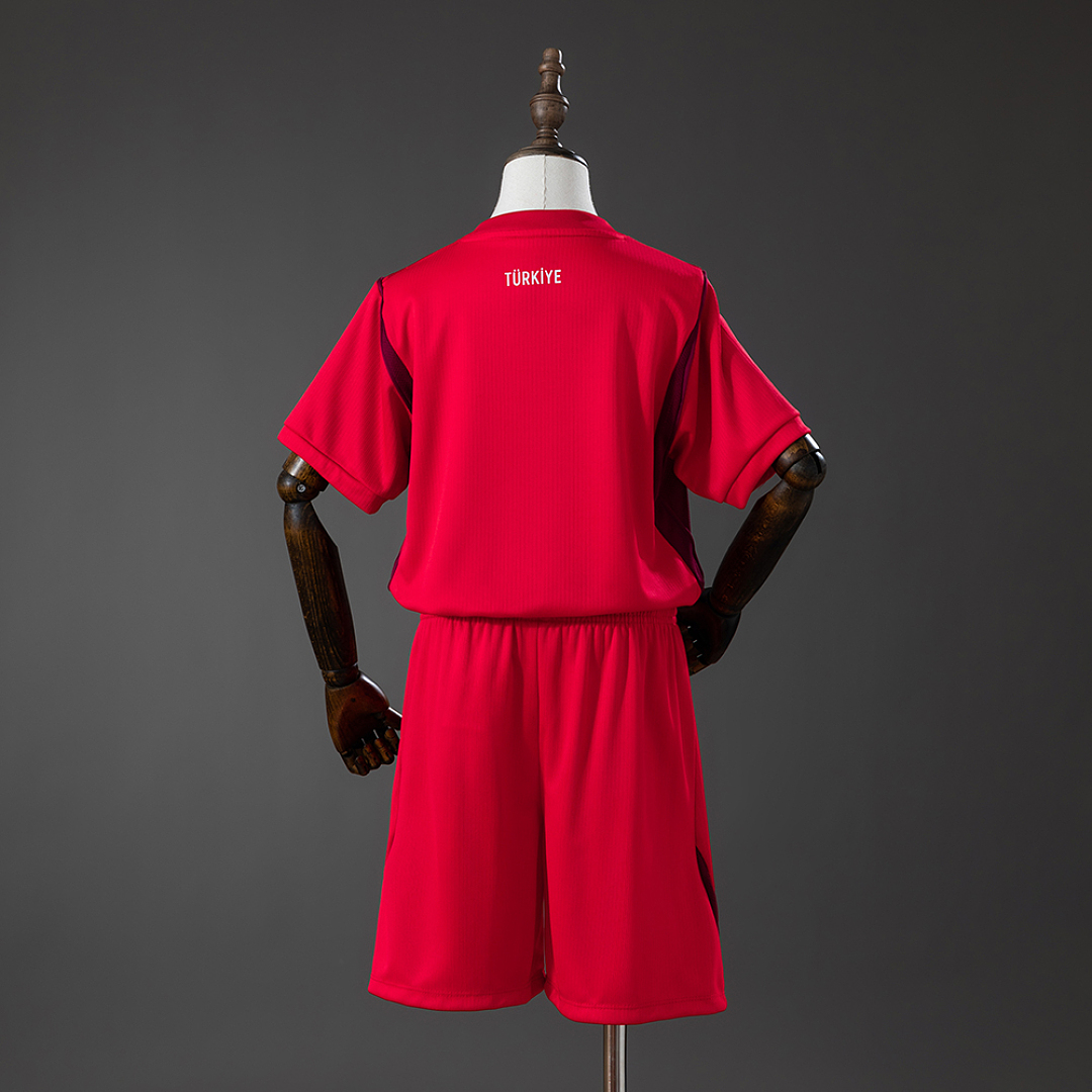 Turkey 2026 Away Kids Kit Jersey Size 16-28 3