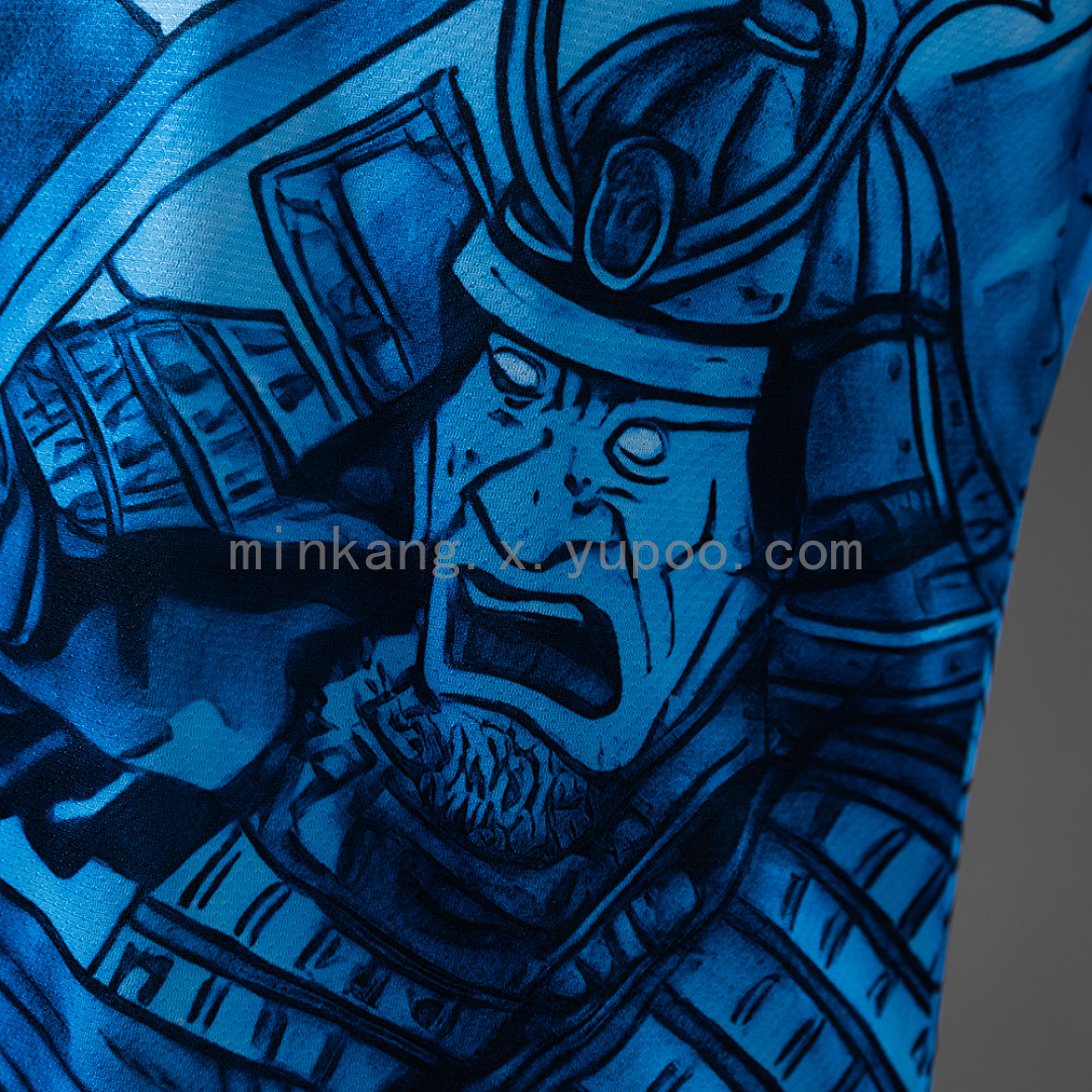 Japan Y-3 Samurai Blue Jersey S-4XL 7