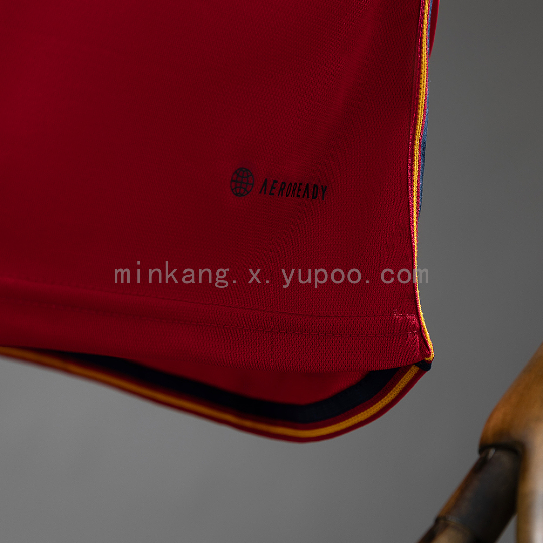 Spain 2022 Home Retro Jersey S-XXL 4