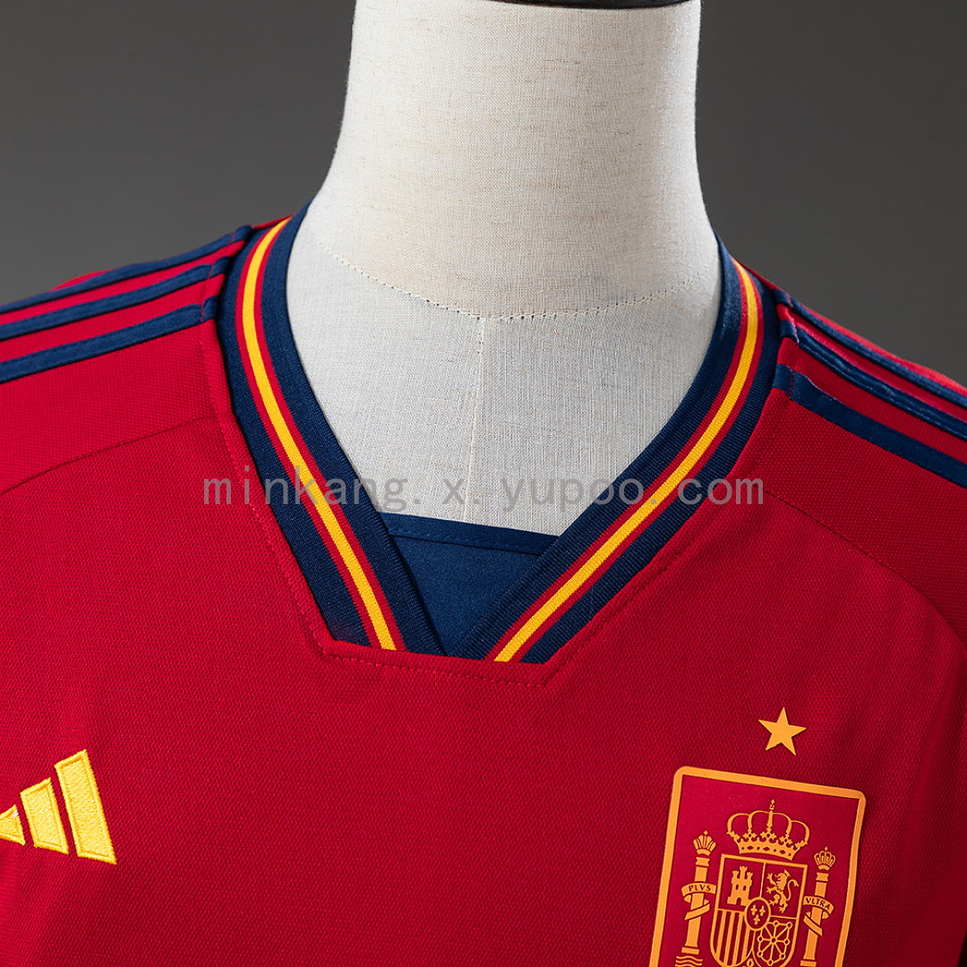 Spain 2022 Home Retro Jersey S-XXL 9