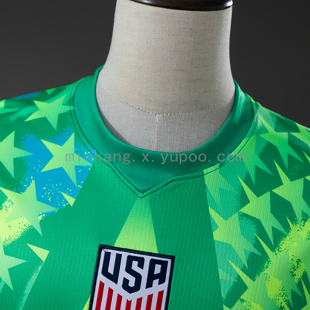 USA 2026 Goalkeeper - Green Jersey S-4XL 7