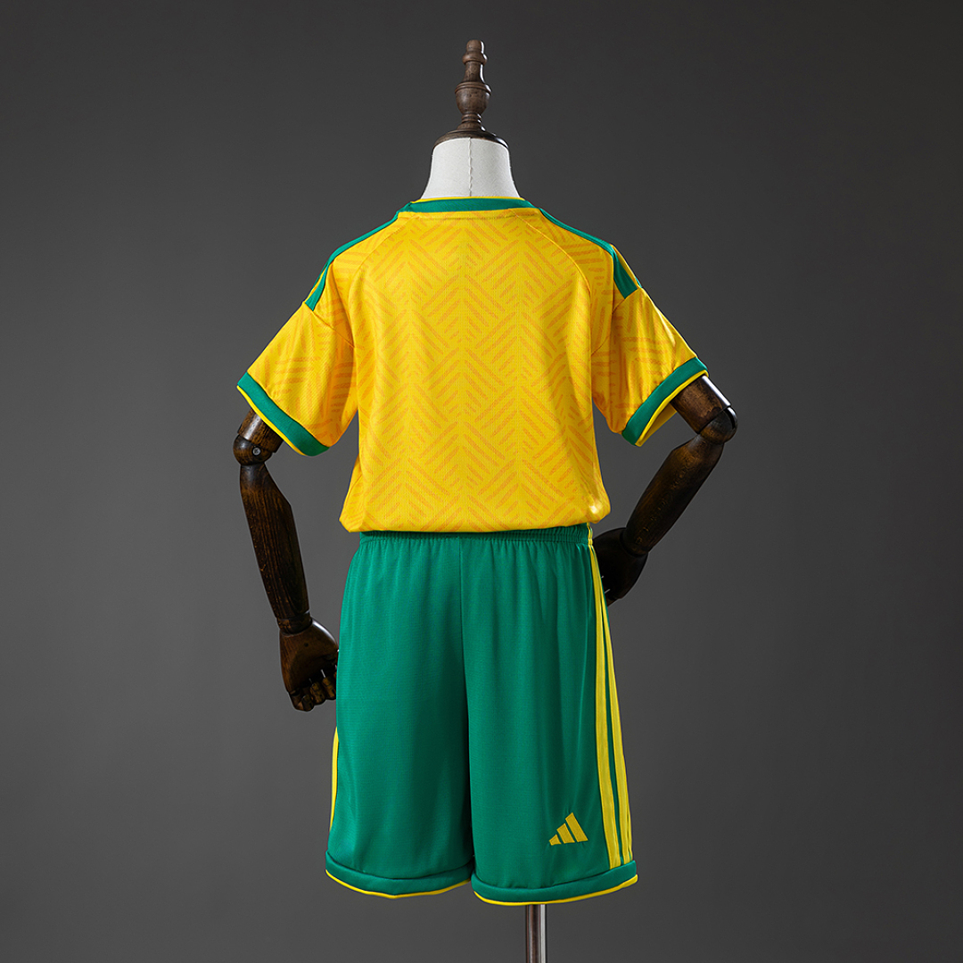 South Africa 2026 Home Kids Kit Jersey Size 16-28 2