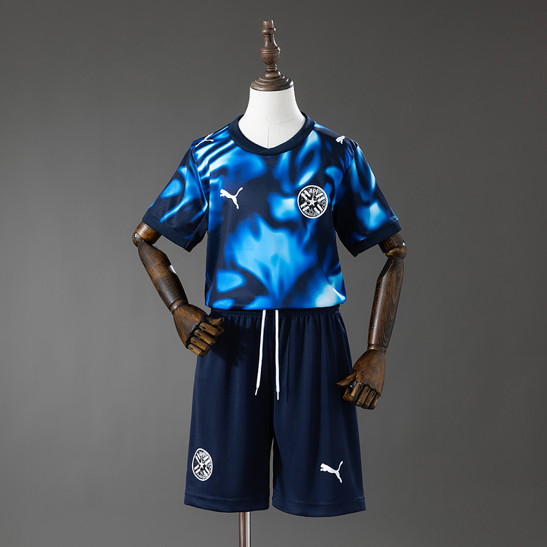 Paraguay 2026 Away Kids Kit Jersey Size 16-28 3