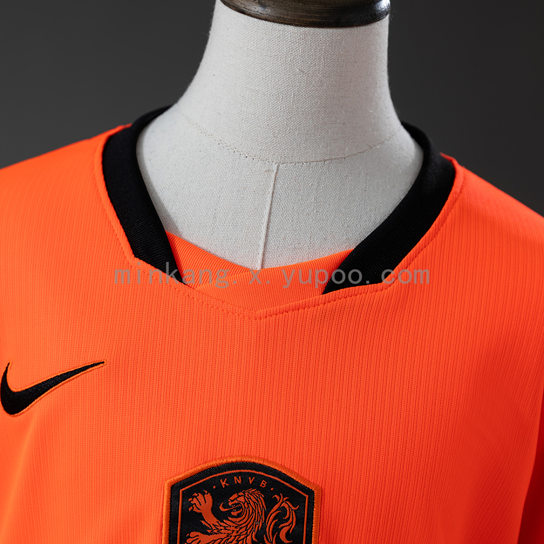 Netherlands 2026 Home Kids Kit Jersey Size 16-28 9
