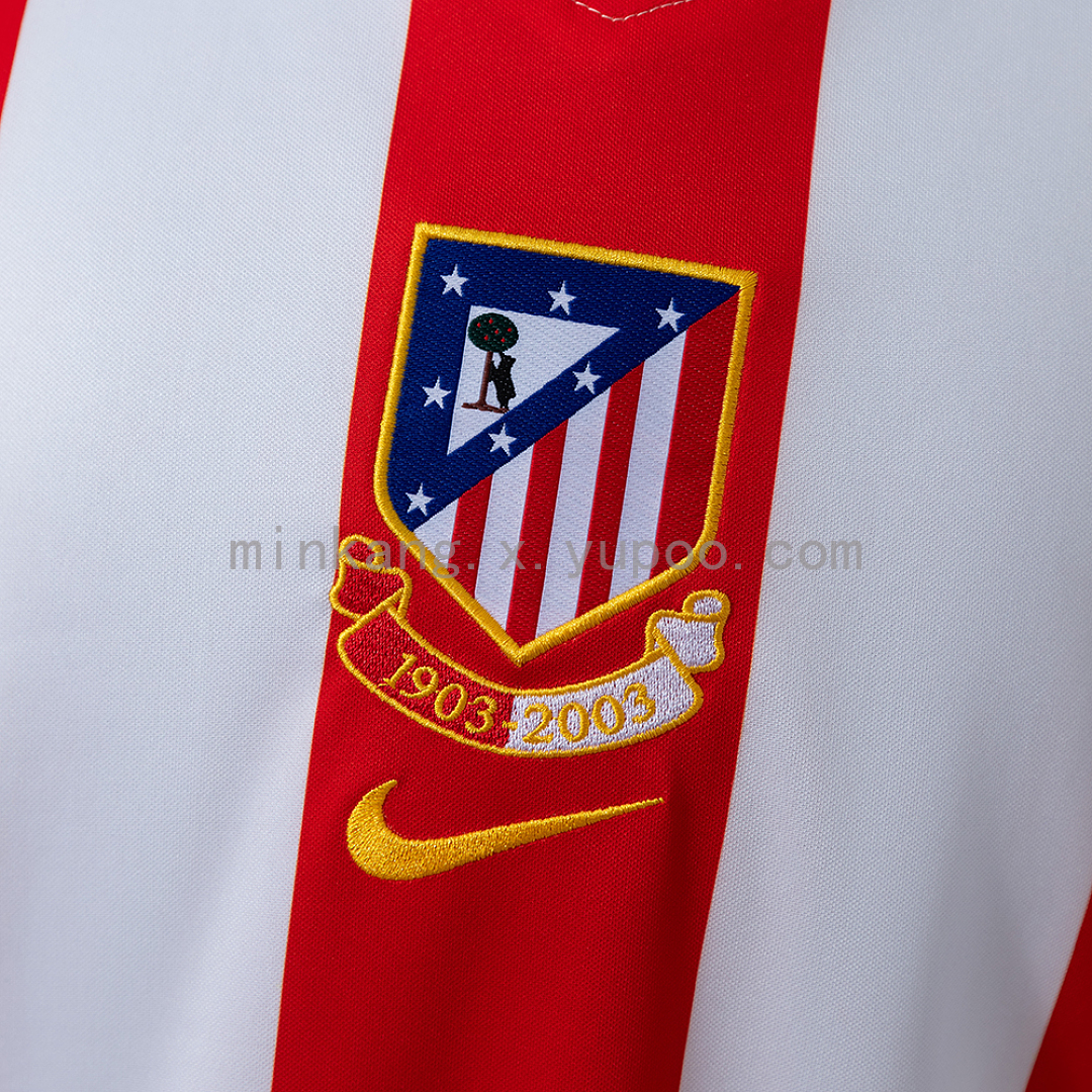 Atletico Madrid 03/04 Centenary Home Jersey S-XXL 5
