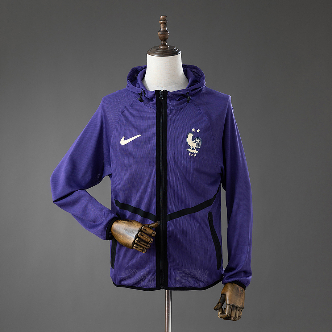 France 2026 Men's Football Anthem Jacket - Purple S-XXL 2