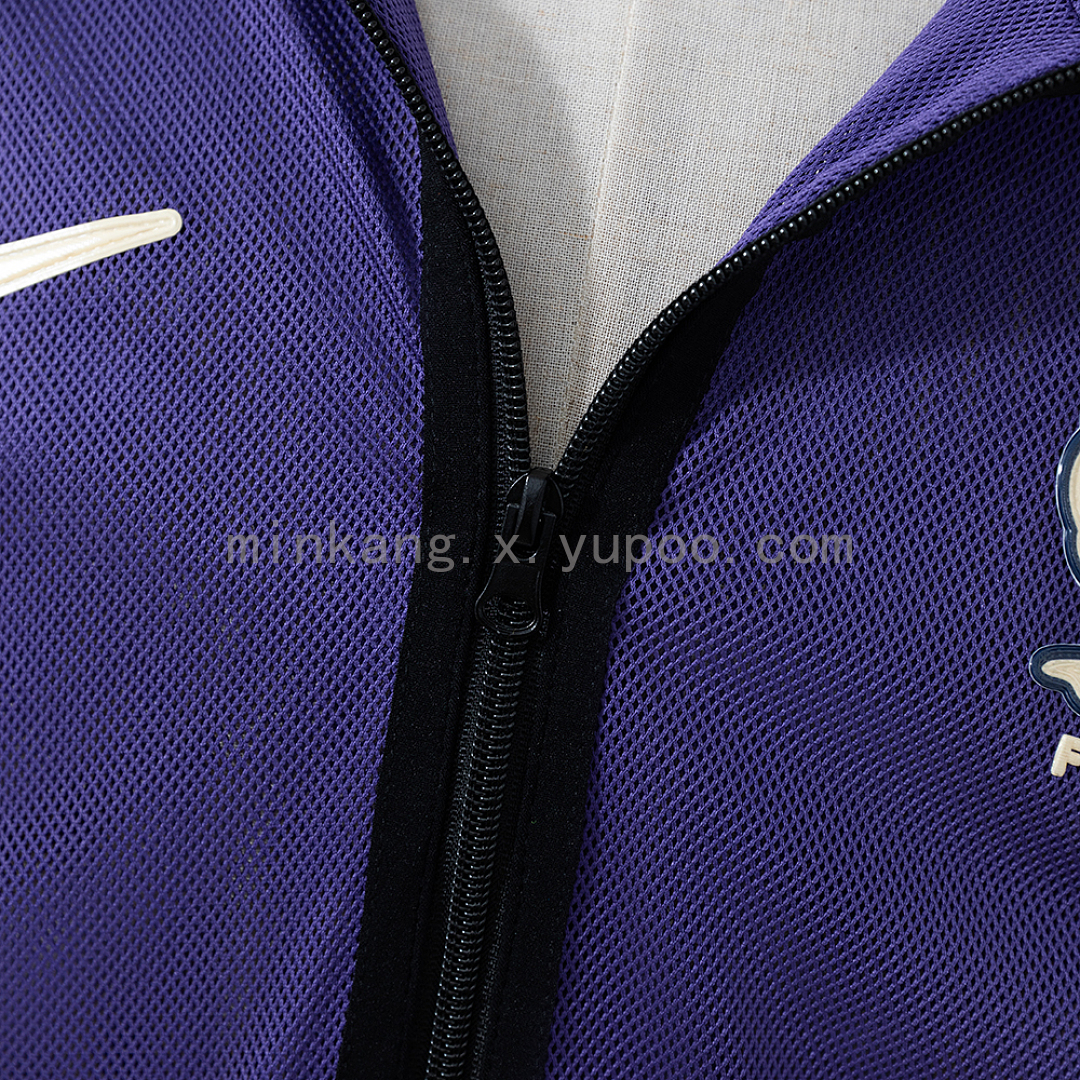 France 2026 Men's Football Anthem Jacket - Purple S-XXL 6