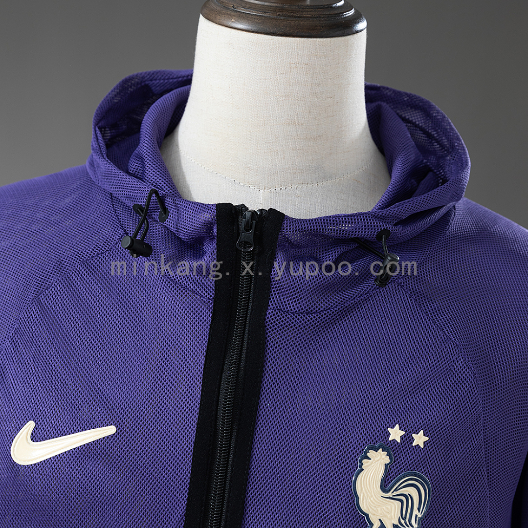 France 2026 Men's Football Anthem Jacket - Purple S-XXL 9