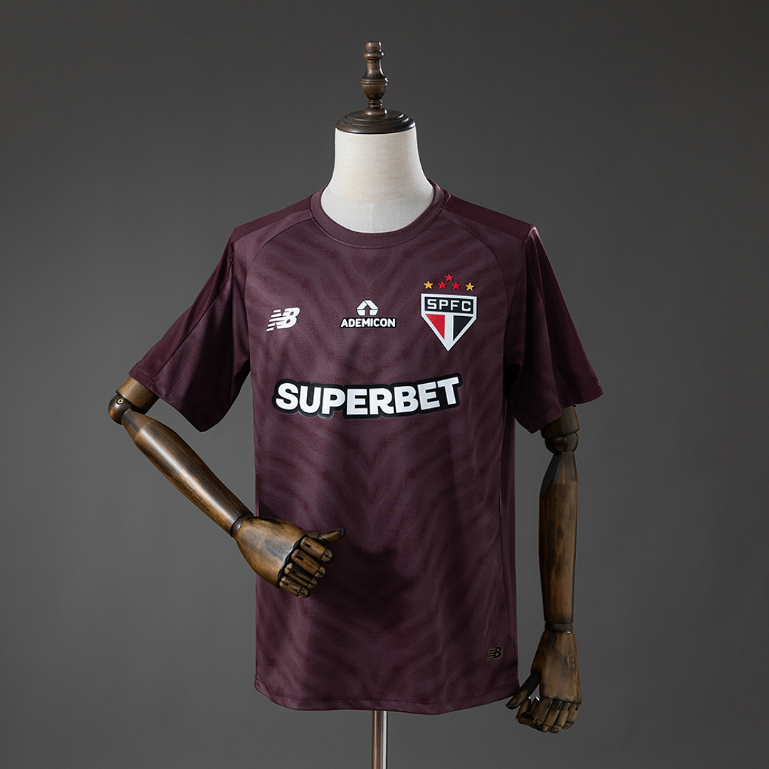 Sao Paulo 26/27 Goalkeeper Jersey - Deep Burgundy S-4XL 2