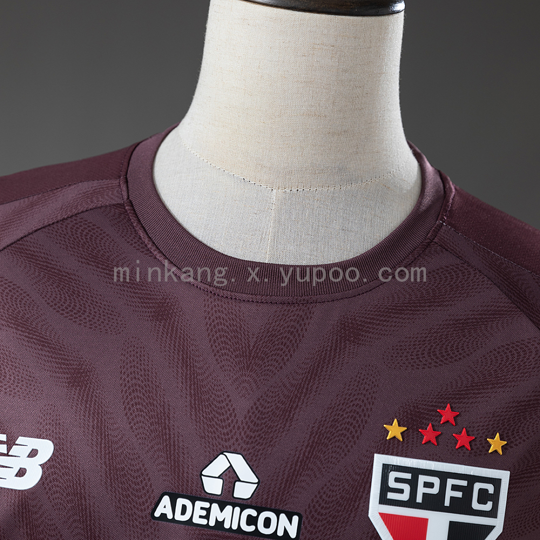 Sao Paulo 26/27 Goalkeeper Jersey - Deep Burgundy S-4XL 11