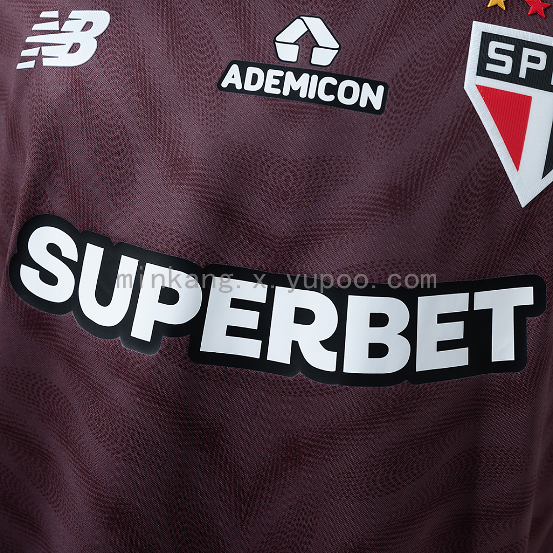 Sao Paulo 26/27 Goalkeeper Jersey - Deep Burgundy S-4XL 10