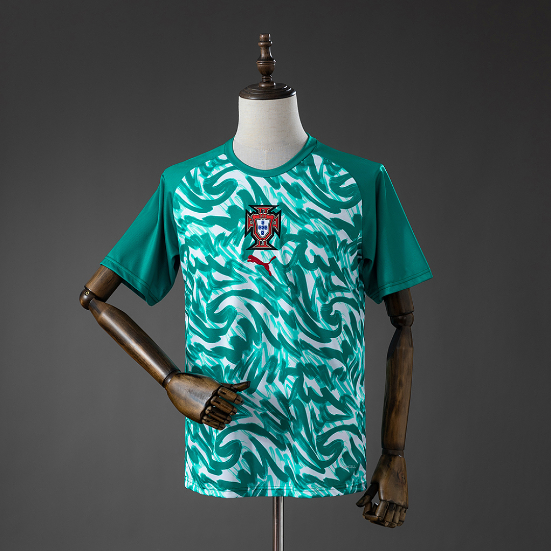 Portugal 2026 Warmup Jersey - Green S-4XL 3
