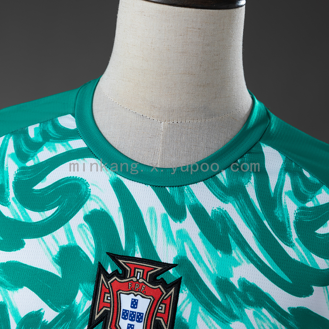 Portugal 2026 Warmup Jersey - Green S-4XL 7