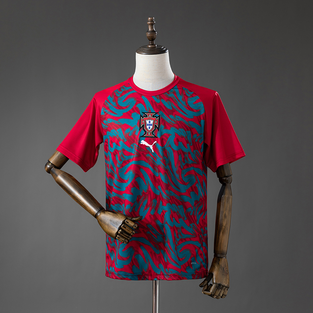 Portugal 2026 Warmup Jersey - Red S-4XL 3