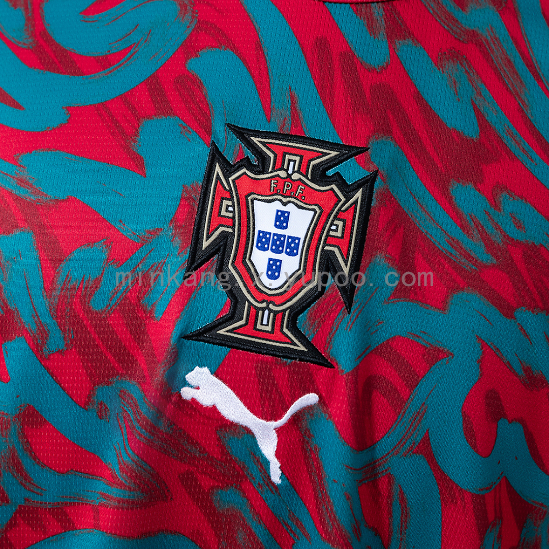 Portugal 2026 Warmup Jersey - Red S-4XL 6
