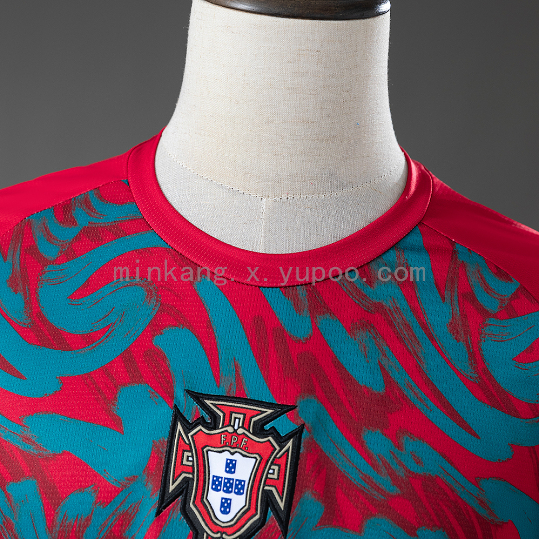 Portugal 2026 Warmup Jersey - Red S-4XL 7