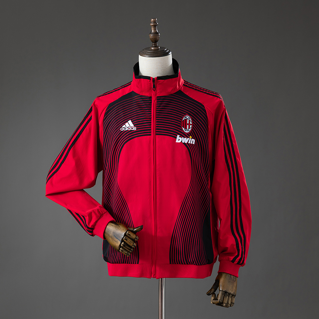 AC Milan 06/07 Training Windbreaker - Red S-XXL 3