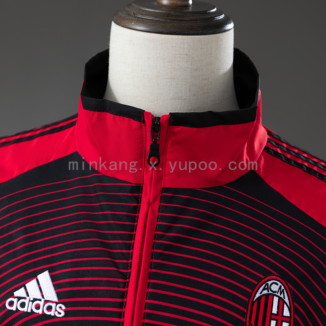 AC Milan 06/07 Training Windbreaker - Red S-XXL 10