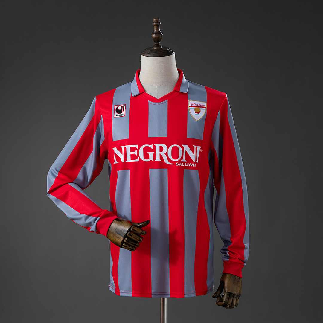 Cremonese 95/96 Home Retro Long Sleeve Jersey S-XXL 3