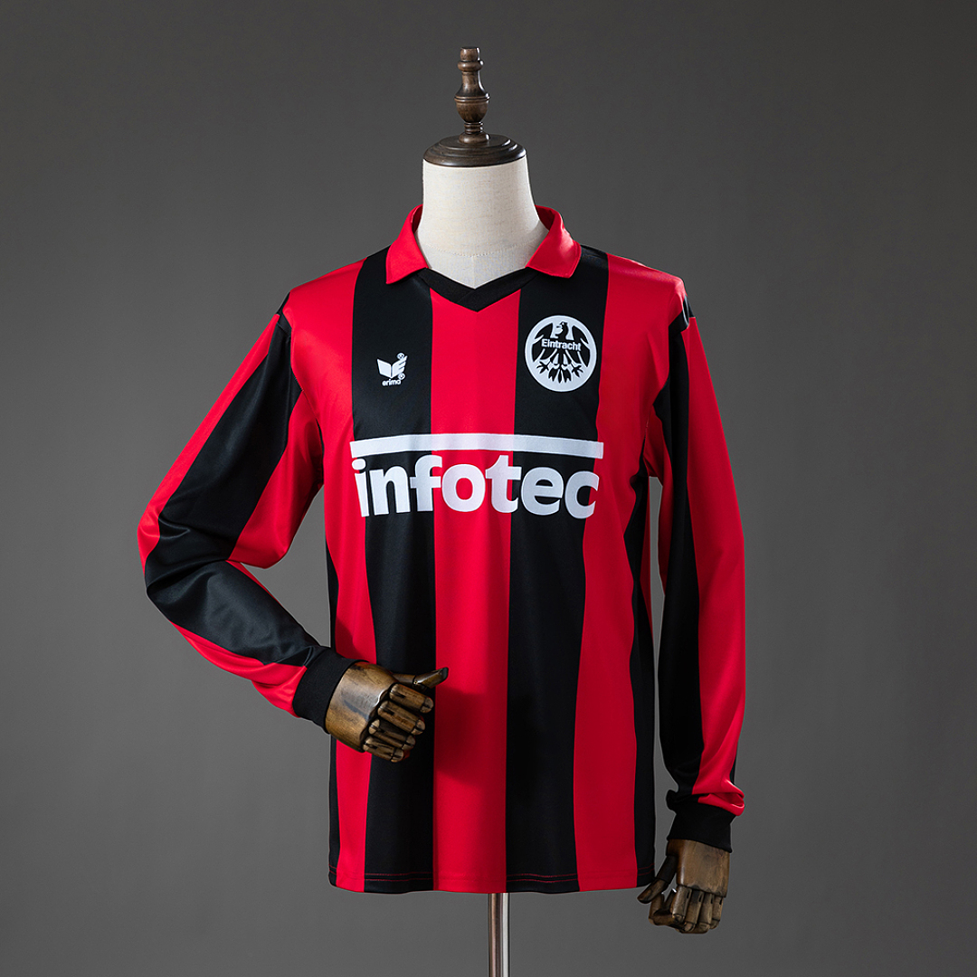 Frankfurt 83/84 Home Retro Long Sleeve Jersey S-XXL 3