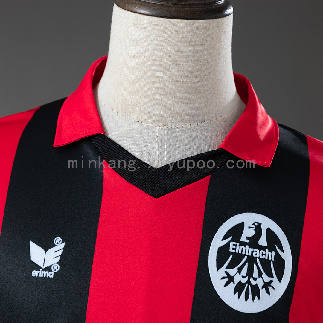 Frankfurt 83/84 Home Retro Long Sleeve Jersey S-XXL 8