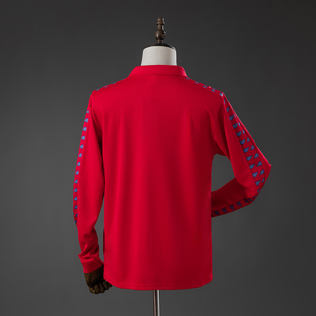 Osasuna 1983 Home Retro Long Sleeve Jersey S-XXL 2