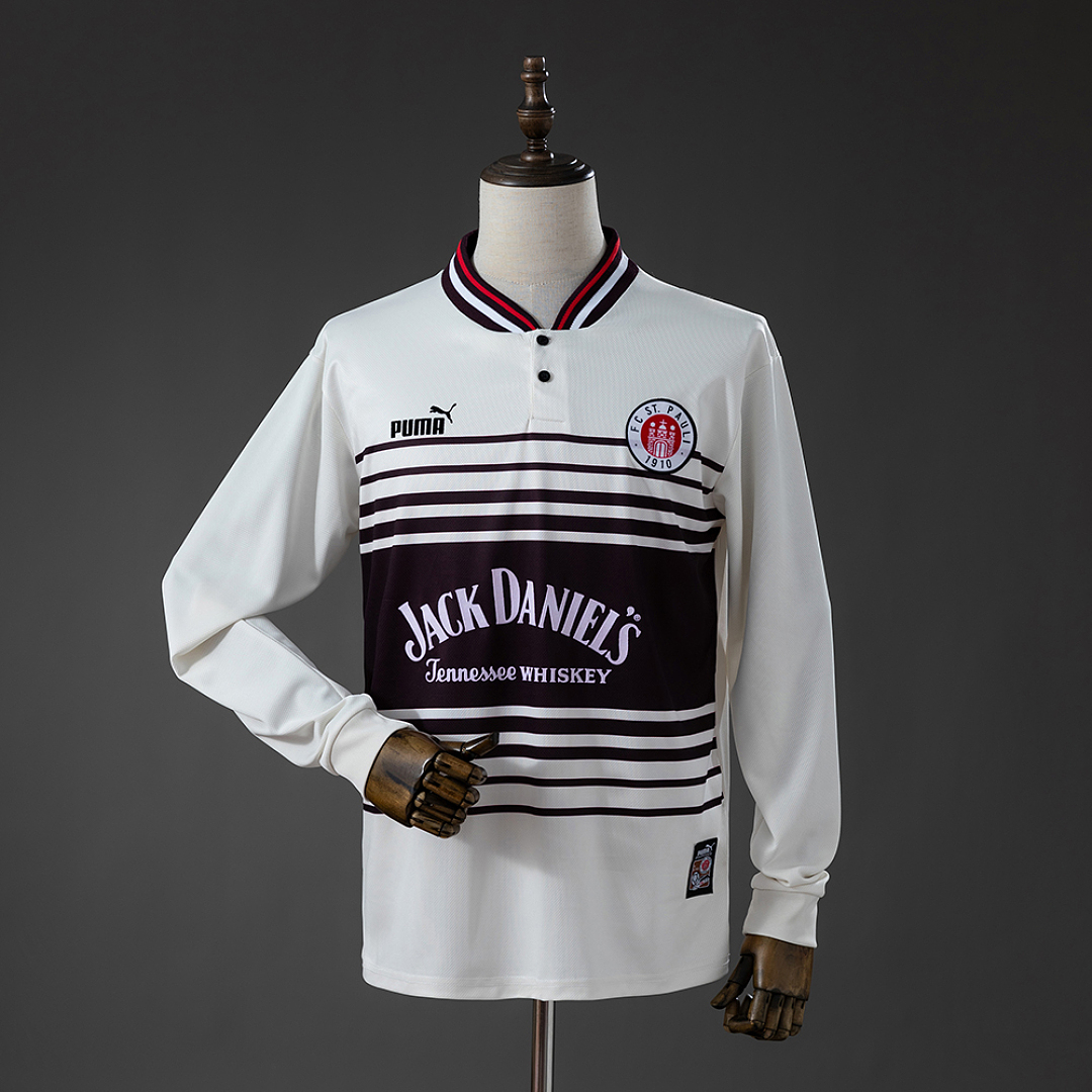 St. Pauli 97/98 Home Retro Long Sleeve Jersey S-XXL 3