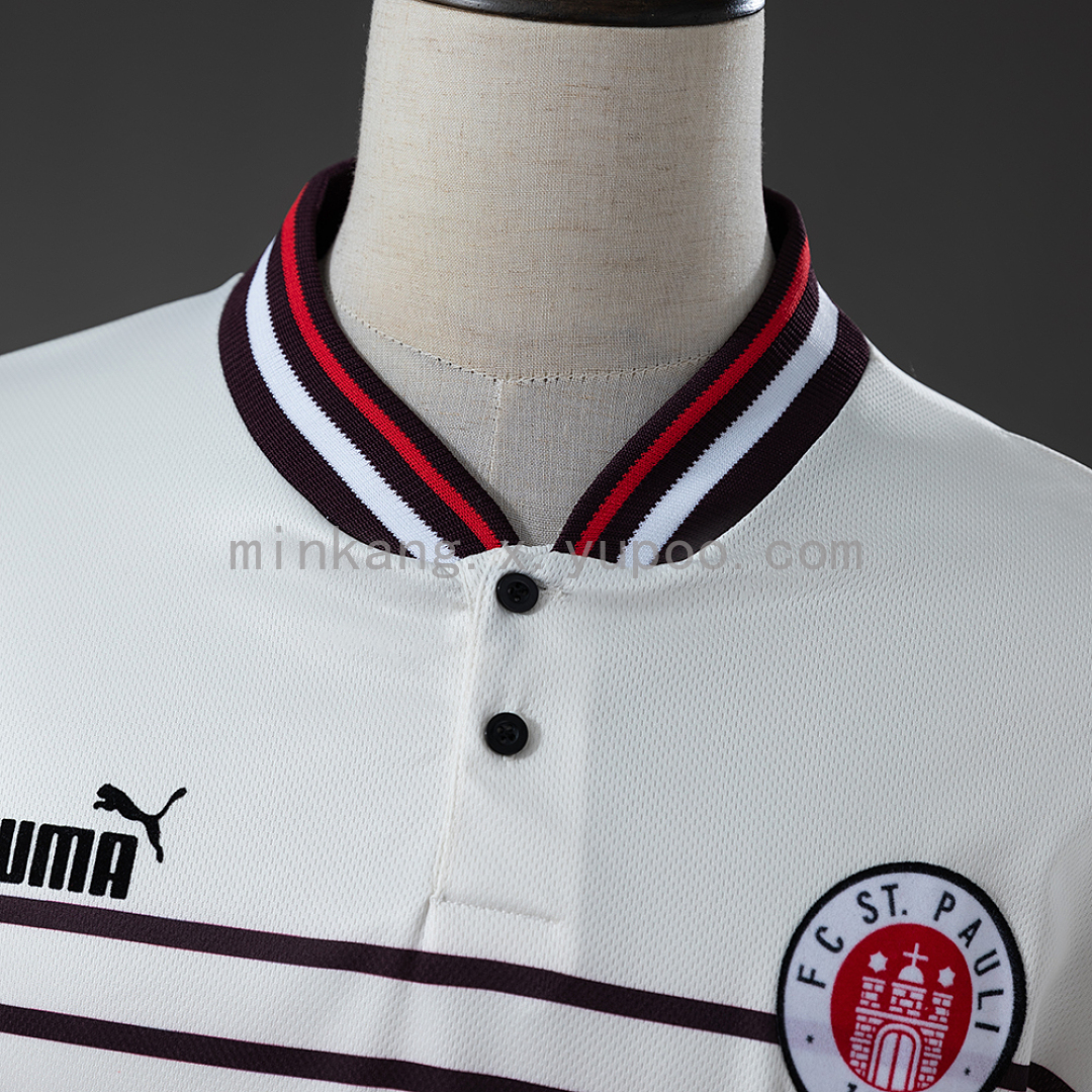 St. Pauli 97/98 Home Retro Long Sleeve Jersey S-XXL 9