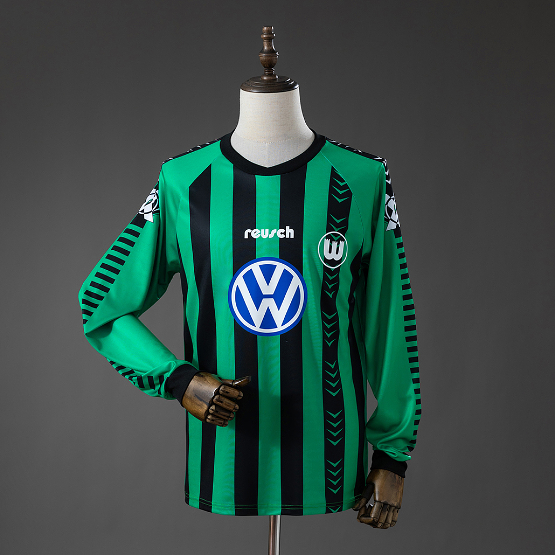 Wolfsburg 95/96 Away Retro Long Sleeve Jersey S-XXL 3