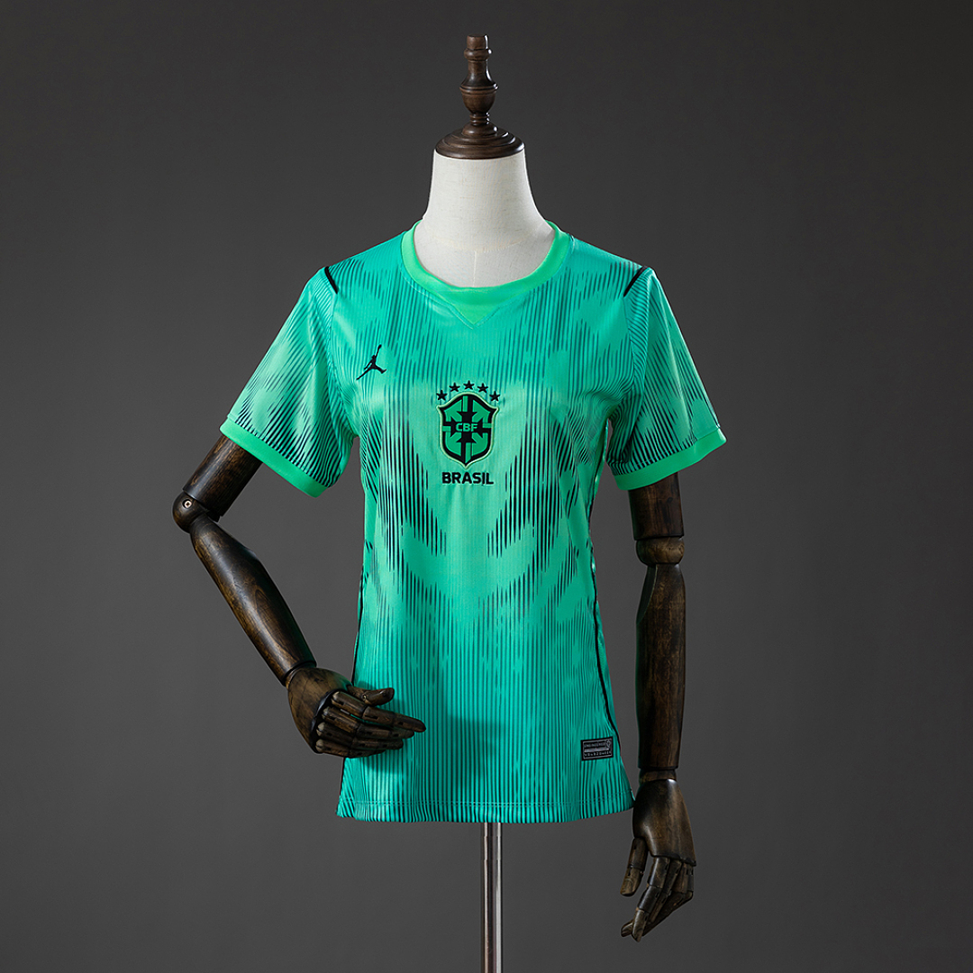 Brazil 2026 Women's GK Green Jersey S-XXL 3