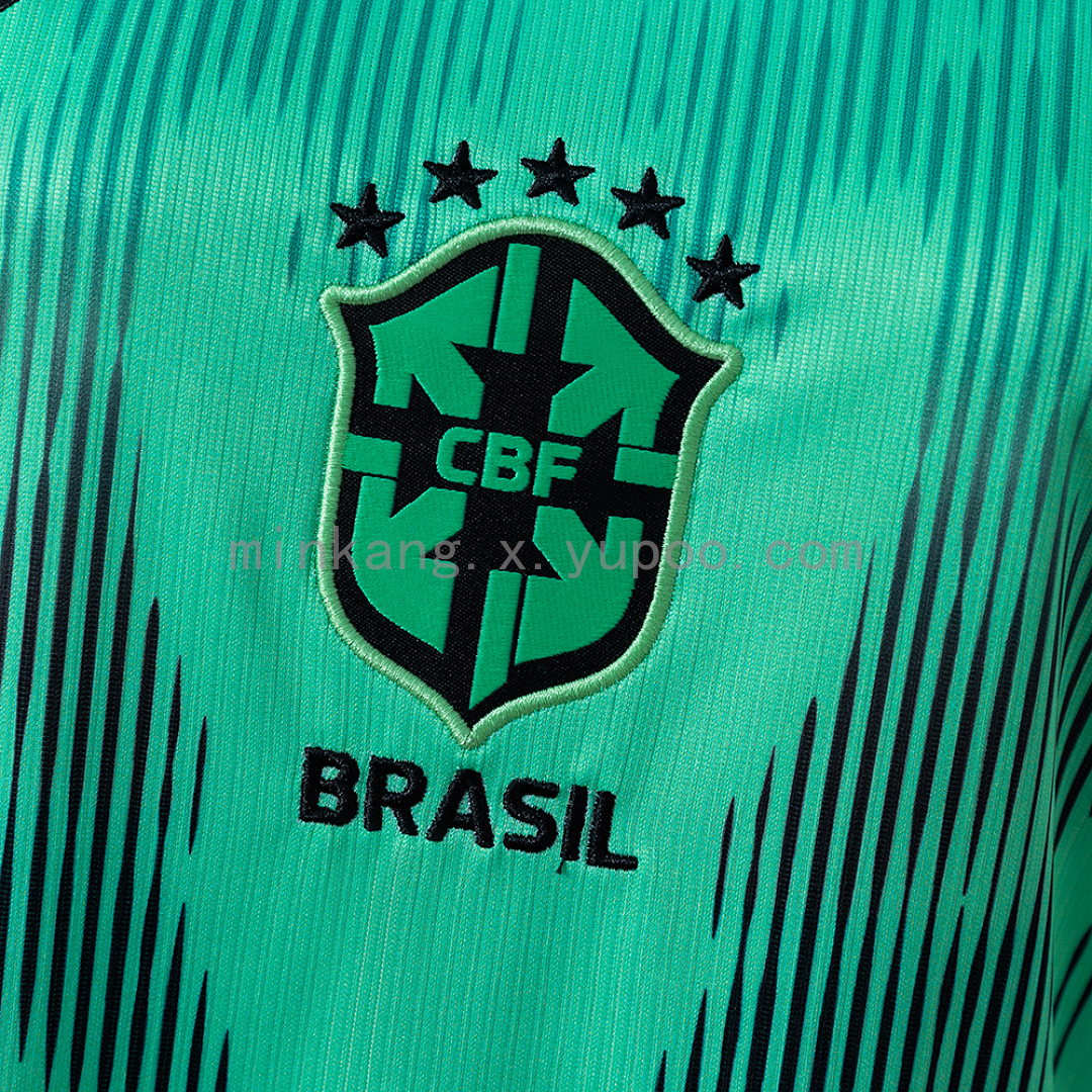 Brazil 2026 Women's GK Green Jersey S-XXL 7